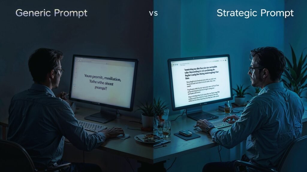 Generic Prompt vs Strategi Prompt