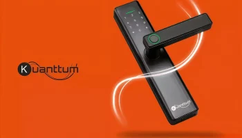 Fechadura Eletronica Digital Biométrica Smart Inteligente Kuanttum Kappa
