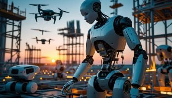 Construção Civil Automatizada: Robôs e Eficiência Sustentável