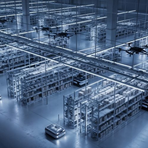 AGVs e Drones: Como a Automação Logística Ganha Força